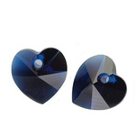 Swarovski 6228 Heart 14mm Dark Indigo
