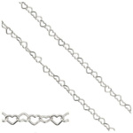 Łańcuszek metraż Serce RHT 045 srebro 925 - 10cm