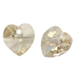 Swarovski 6228 Serce Heart 14mm Silver Shade