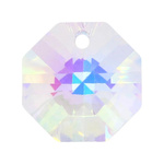 Lumina Crystals - 6401 14mm Octagon Pendant Crystal AB