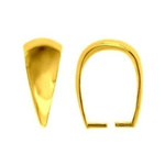 Tie 925 silver gold plated under Swarovski stones #K01Z