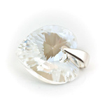 925 silver pendant with Swarovski crystals Heart 14mm Moonlight