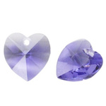 Swarovski 6228 Serce Heart 10mm Tanzanite