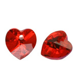 Swarovski 6228 Serce Heart 10mm Light Siam AB