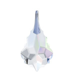 Wisiorek srebrny 925 z kryształami Swarovski Baroque 22mm Crystal AB
