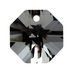 Lumina Crystals - 6401 14mm Octagon Pendant Silver Night