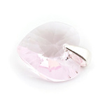 925 silver pendant with Swarovski crystals Heart 14mm Rosaline
