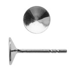 925 silver pins for Swarovski Rivoli 1122 SS29 stones #GWT-6