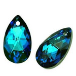 Swarovski - 6106 Almond 16mm Bermuda Blue