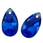 Swarovski - 6106 Almond 22mm Capri Blue CAL