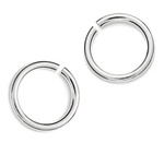 Circles - links 0.8mm x 4.6mm 925 silver - 3pcs