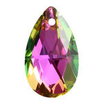 Lumina Crystals LU6106 22mm Migdał / Pear Crystal Vitrail Rose