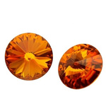 Swarovski - 1122 Rivoli SS39 Topaz F