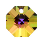 Lumina Crystals - 6401 14mm Octagon Pendant Volcano