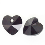 Swarovski 6228 Heart 10mm Jet