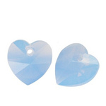 Swarovski 6228 Serce Heart 10mm Air Blue Opal