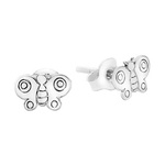 Silver 925 celebratory butterfly earrings butterflies
