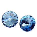 Swarovski - 1122 Rivoli 12mm Light Sapphire F