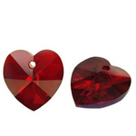 Swarovski 6228 Serce Heart 10mm Siam AB