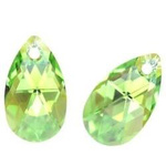 Swarovski - 6106 Almond 16mm Peridot AB
