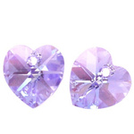 Swarovski 6228 Heart 10mm Violet AB