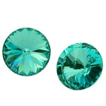 Swarovski - 1122 Rivoli SS29 Blue Zircon F