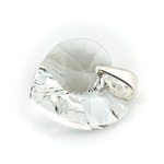 925 silver pendant with Swarovski crystals Heart 14mm Crystal