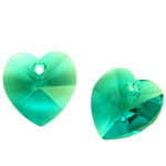 Swarovski 6228 Heart 10mm Blue Zircon