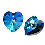 Swarovski 6228 Heart 10mm Bermuda Blue