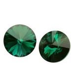 Swarovski - 1122 Rivoli 12mm Emerald F