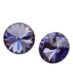 Swarovski - 1122 Rivoli 12mm Tanzanite F