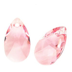 Swarovski - 6106 Migdał Pear 28mm Light Rose