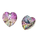 Swarovski 6228 Serce Heart 10mm Vitrail Light