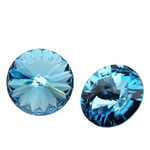 Swarovski - 1122 Rivoli 12mm Aquamarine F