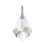 Wisiorek srebrny 925 z kryształami Swarovski Baroque 22mm Crystal