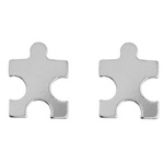 925 silver celebratory puzzle earrings