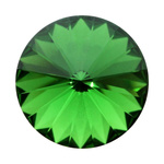 Swarovski - 1122 Rivoli 12mm Dark Moss Green F