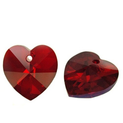 Swarovski 6228 Serce Heart 14mm Siam AB